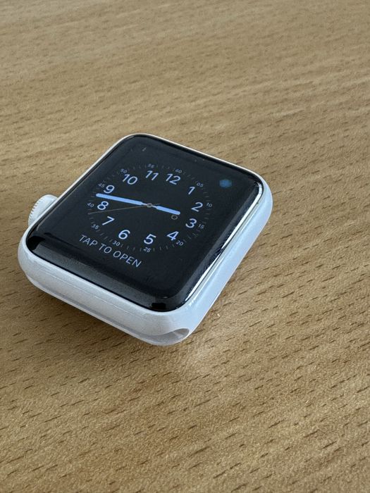 Apple watch series 2 ceramic white + apple stainless steel link brace