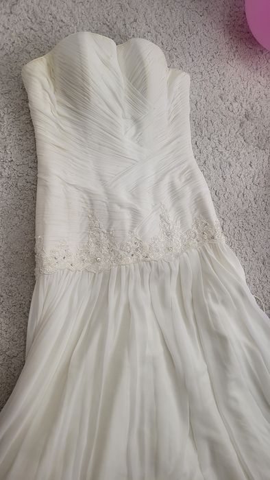 Сукня весільна молочна