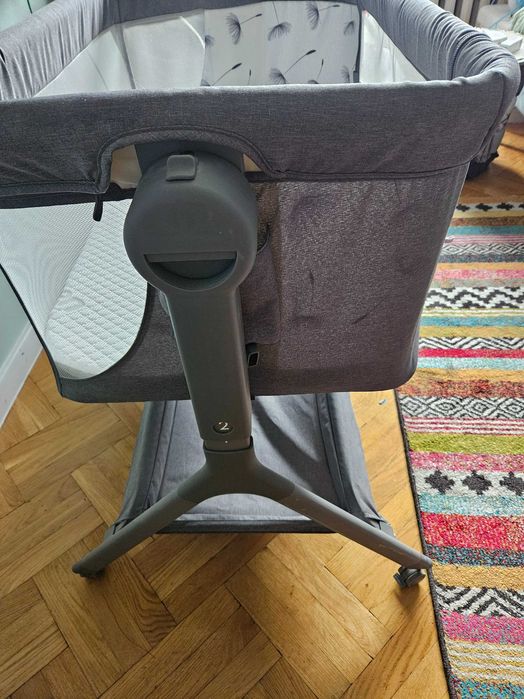 Lionelo Leonie Plus - łóżeczko dostawne Grey Stone