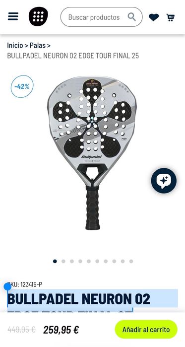BULLPADEL Neuron 02 edge tour final 25