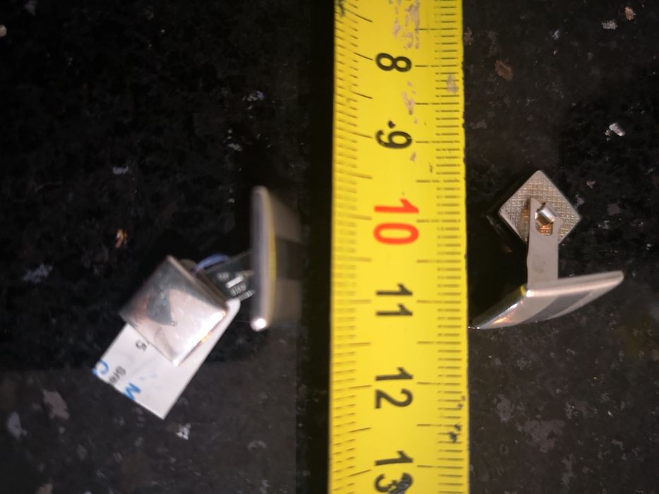 Srebrne Spinki do mankietów koszuli