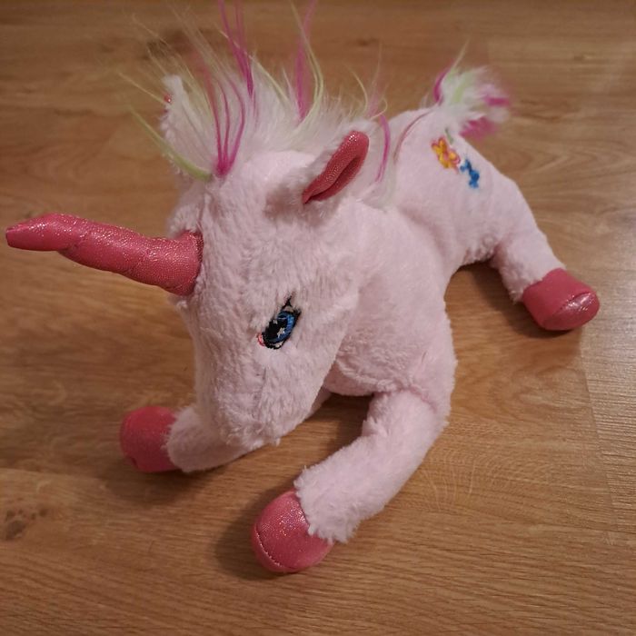 Maskotka jednorożec / pluszak różowy 30 cm