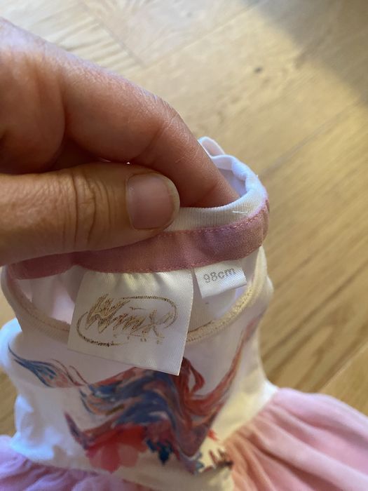 Sukienka krotki rekaw winx bawelniana