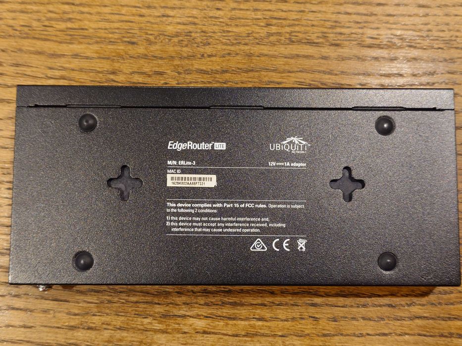 Router Ubiquiti EdgeRouter Lite 3 10/100/1000 Mb/s
