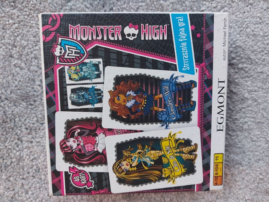 Gra Monster High - karciana z żetonami