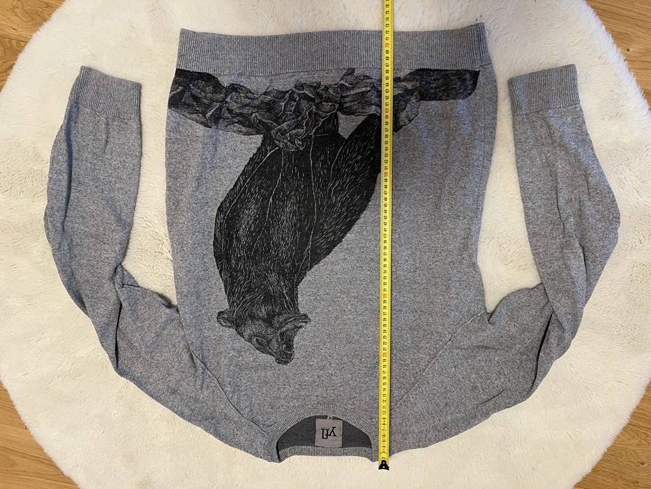 Sweter szary z wilkiem Xl Reserved