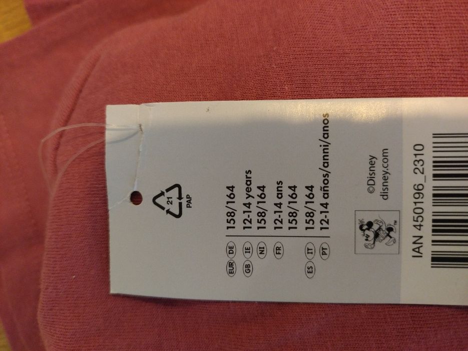Piżama dziewczęca 158/164 Myszka Minnie