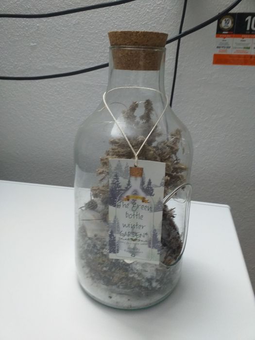 Frasco com decoração