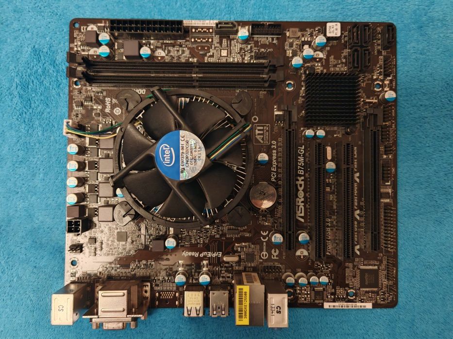 Płyta Asrock B75M-GL + i3 3240