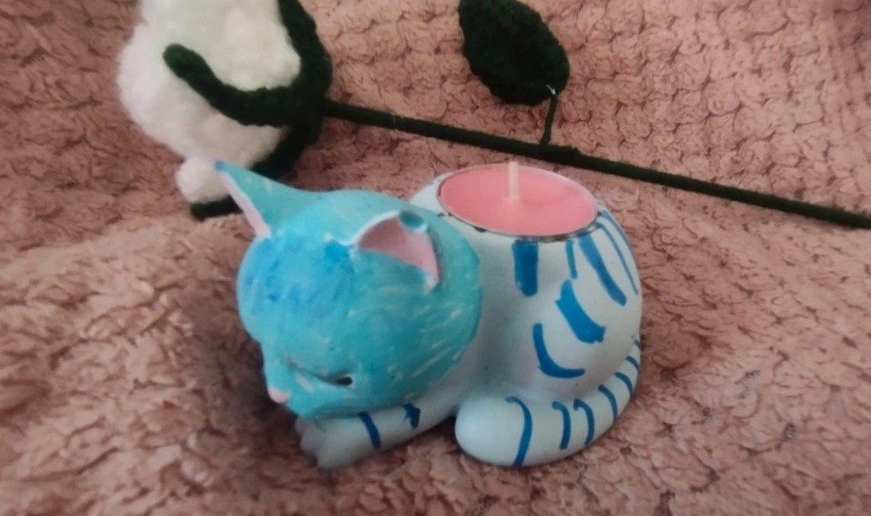 Suporte de Vela Gato