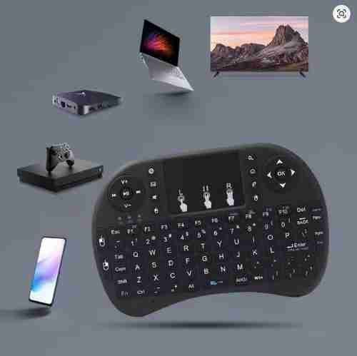 Mini Klawiatura I8 2.4G Z Touchpadem I Podświetleniem