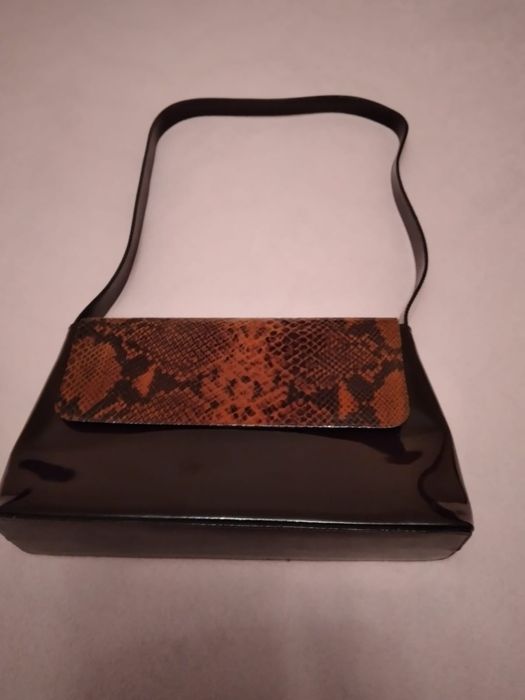 Torebka Baron z lakierowanej skóry Włoskiej