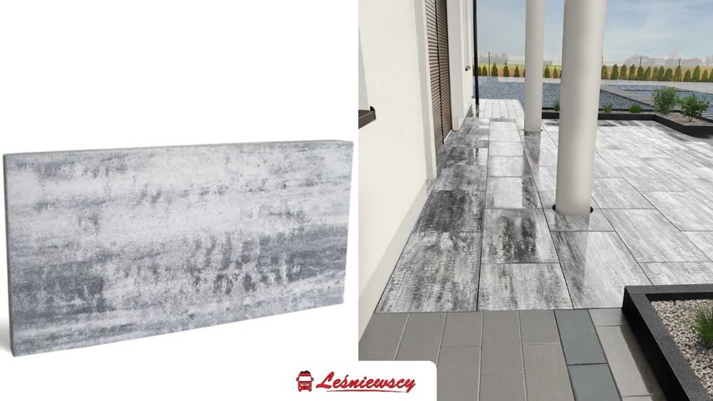 Płyta tarasowa betonowa duży format Drogbruk-Talamona 100x50x6cm