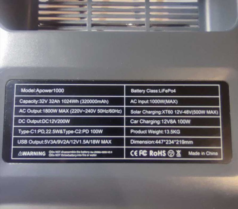 Ремонт зарядных станций UAPOW Apower 1000/2000  (VAD_UA3_0602)