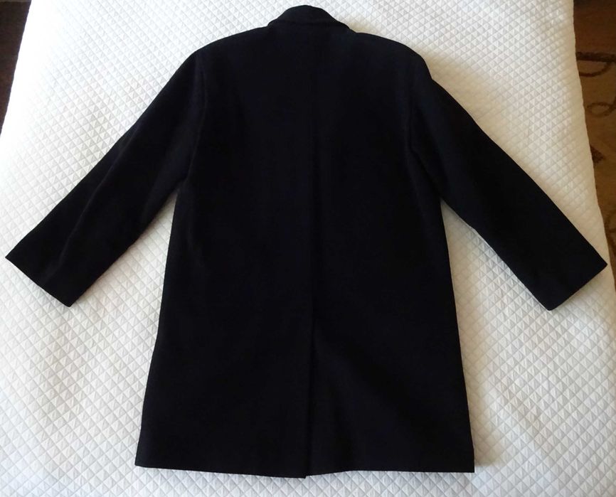 Linear 50 płaszcz wełniany czarny