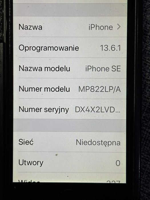 IPhone SE Oryginalna ładowarka 1 właściciel 2018