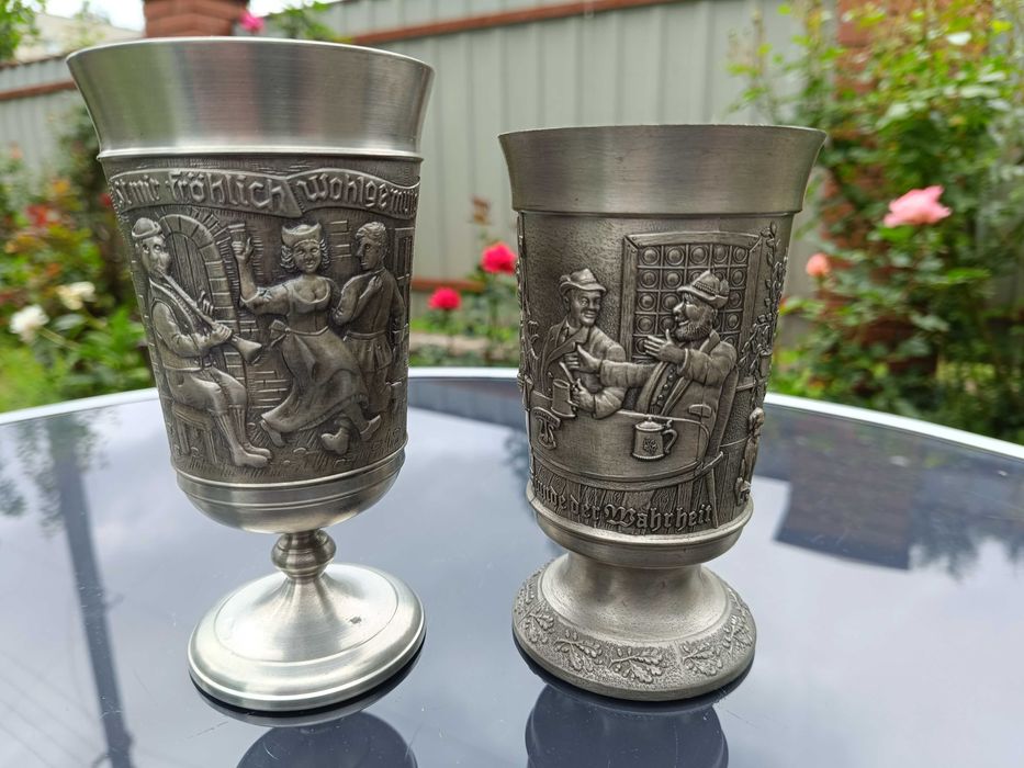 Бокалы Стаканы Германия Олово