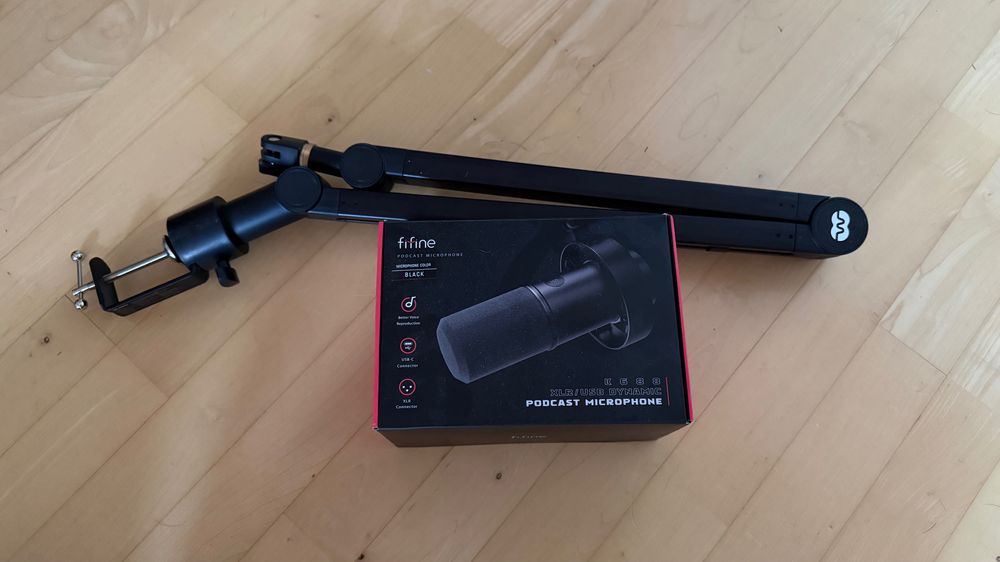Mikrofon Fifine K688 + ramię Mozos