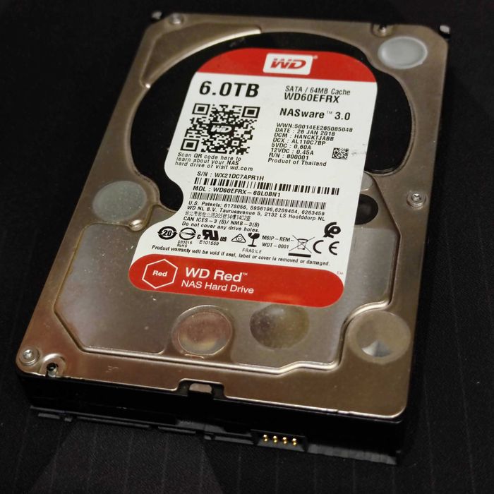 HDD WD 6Tb (з бед блоками)