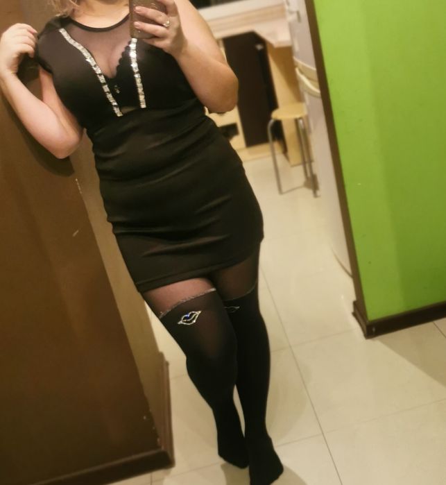 Sukienka Czarna M Włoska