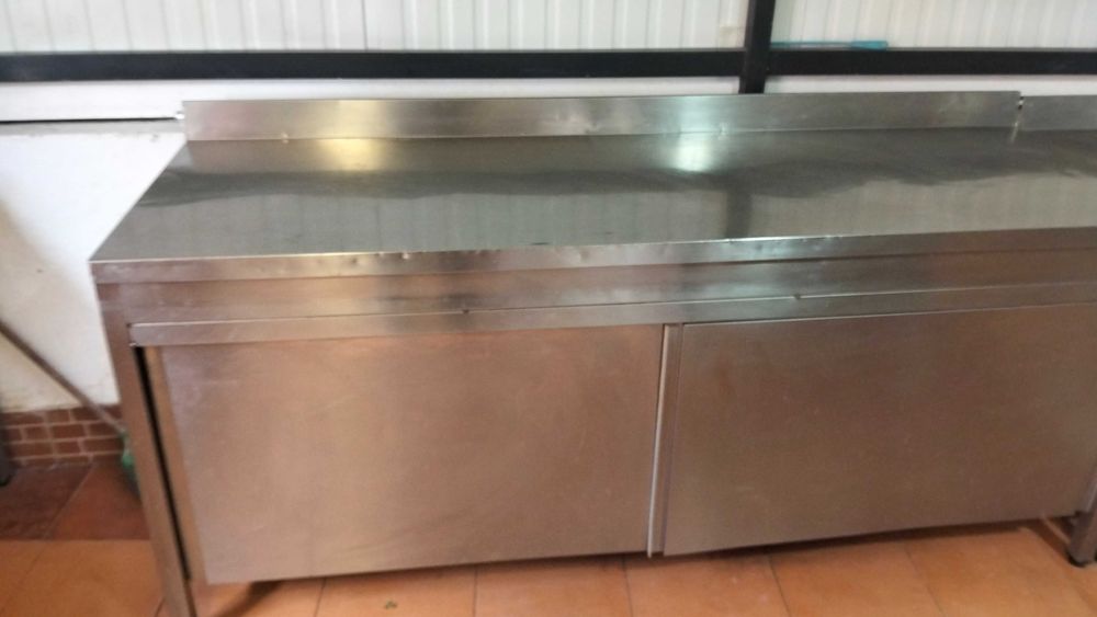 Bancada de inox 2metros