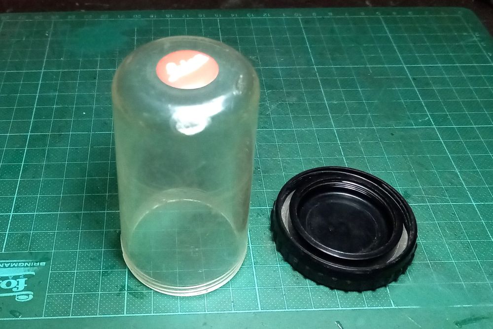 Bolha em plástico para lente Elmar 90mm f4 original