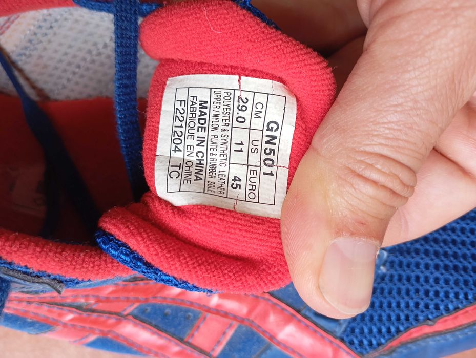 Sapatilhas de pista/bicos Asics para corrida em velocidade em tartan