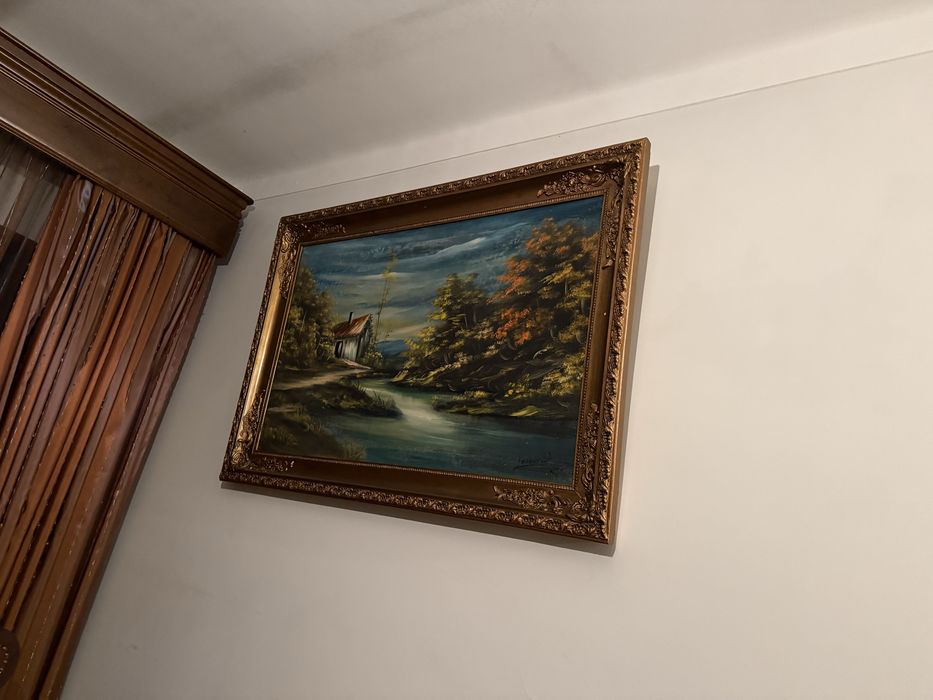 Quadro pintura a oleo