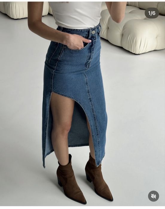 Продам спідницю джинсову