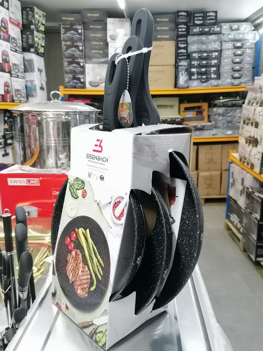 Jogo de 3 Tachos (Frigideiras) Anti aderentes