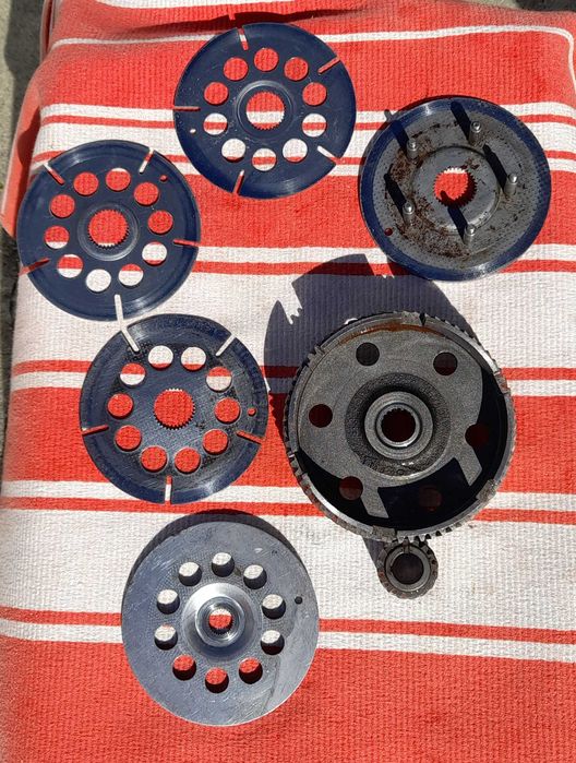 Cremalheira completa + Discos embreagem motor Casal 4 ou 5 velocidades