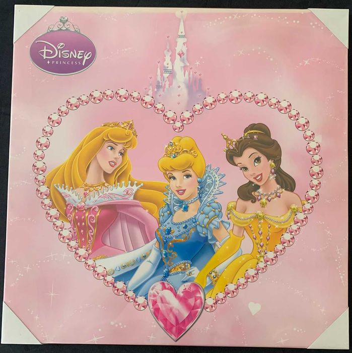 4 Telas Disney Princesas (50cm * 50cm)