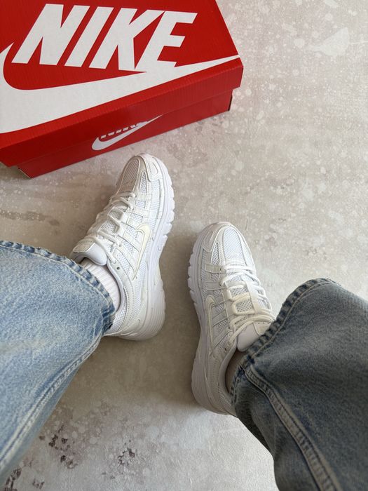 Nike P-6000 Triple White (36-45р)