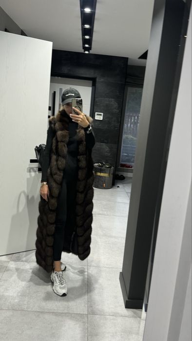 Жилет,шуба з соболя