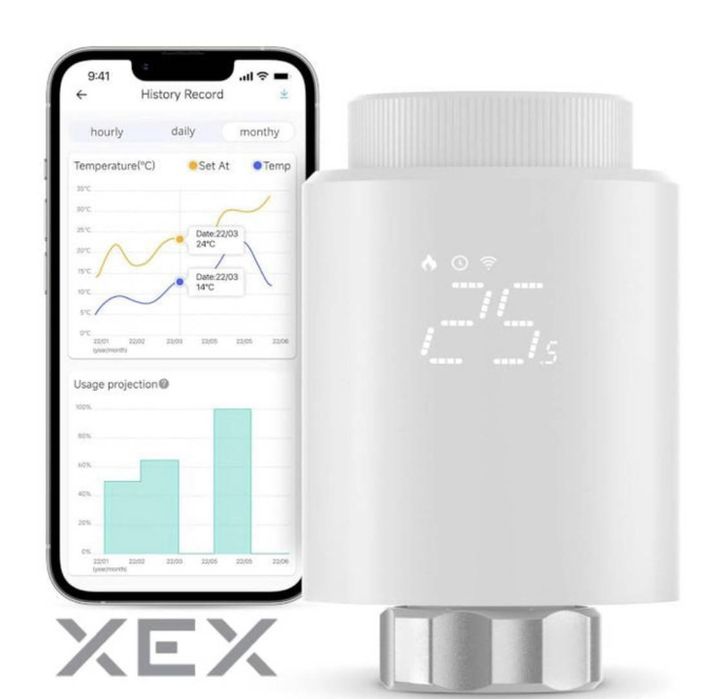 Розумний терморегулятор для опалювальних радіаторів SONOFF Zigbee Ther