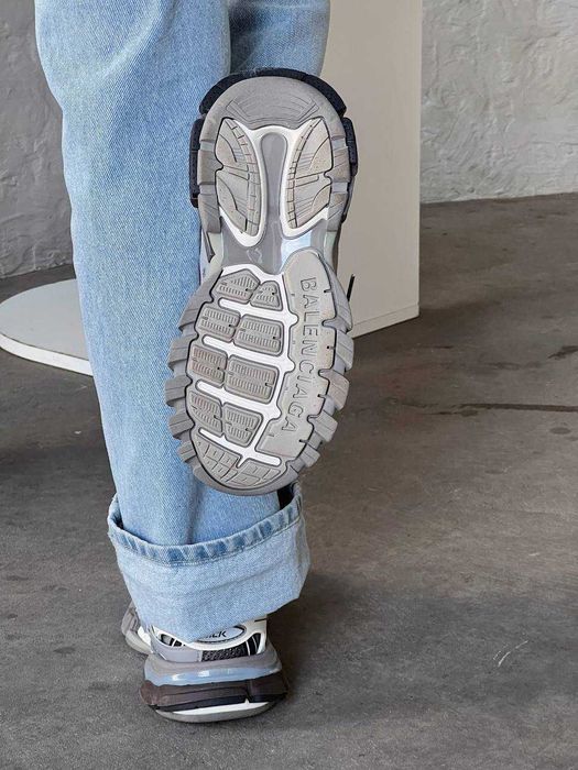 Мужские кроссовки Balenciaga Track 3.0 Grey Premium. 40-45