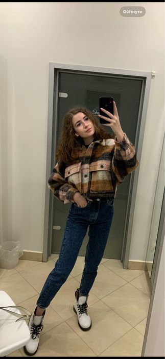 Куртка-сорочка в клітинку Zara