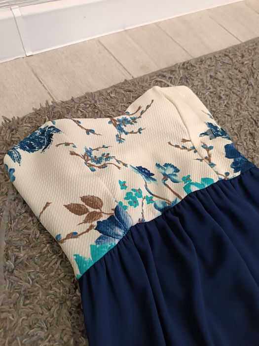 Шифонновое вечернее платье размер S