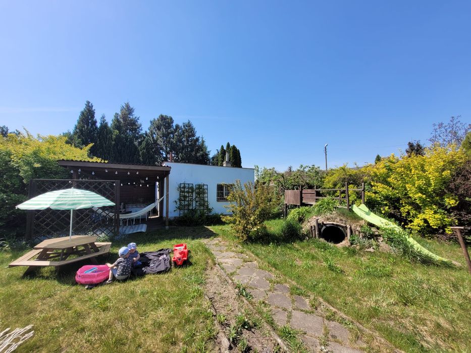 Działka ROD Kolejorz blisko Lasku Marcelińskiego