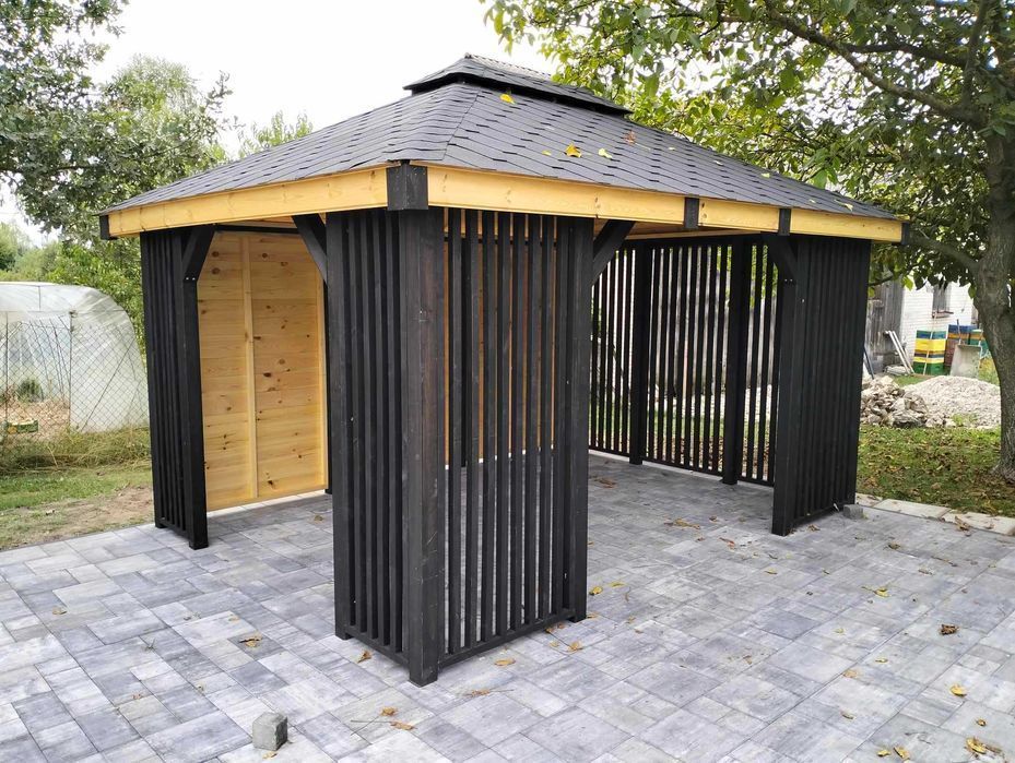 Altana ogrodowa MEWA 3x3m  - Wykonujemy Altany, domki, wiaty