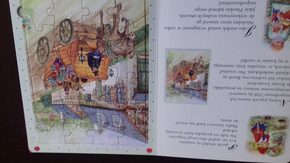 Książka Wróżki Puzzle układanka Bajki