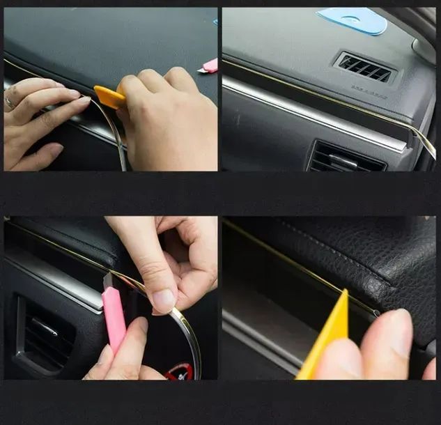 ŚWIATŁOWÓD LED RGB do samochodu-zestaw ambient. LED do Auta