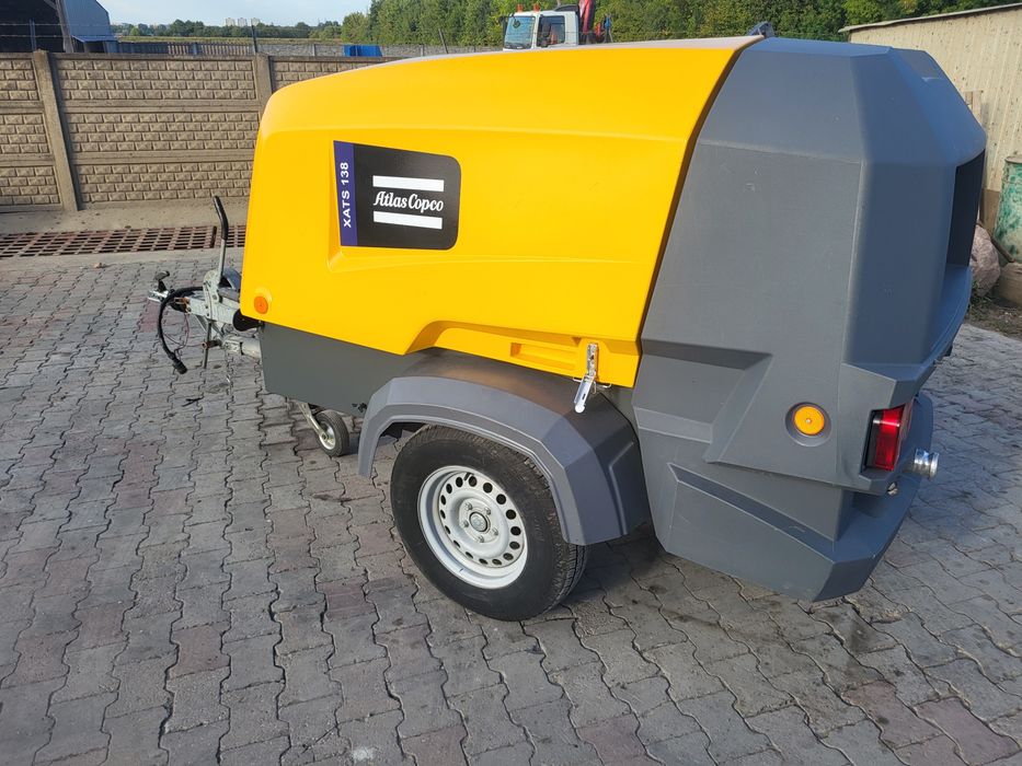 Kompresor Śrubowy ATLAS COPCO  XATS138 rok 2019  10,3bar, 7m3
