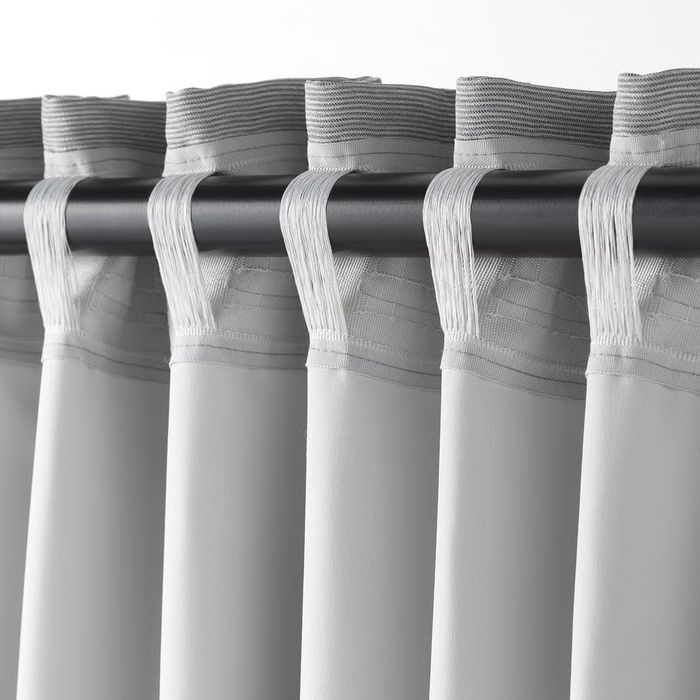 3 PARy - 6 ZASŁON IKEA VILBORG 145x300cm