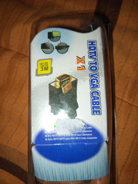 Cabo HDMI para VGA