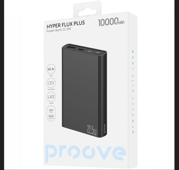 Повер банк power bank proove hyper flux plus 22.5 w 10000mah