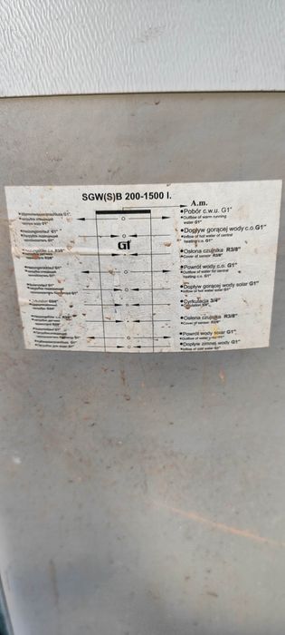 Boiler do ciepłej wody Galnet