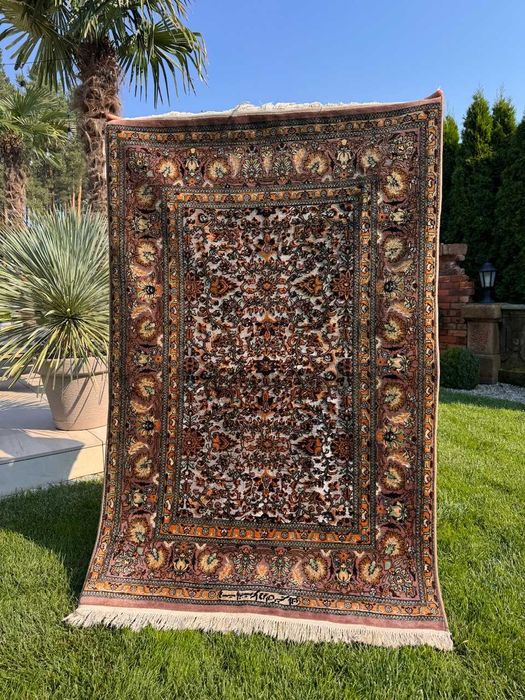 Dywan perski 3D kaszmirowy z jedwabIem Ghoum 195x120 galeria 22 tyś