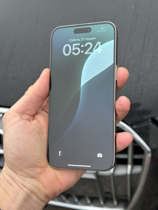 Iphone 15 pro max 256 gb natural titanium європа фізична сім