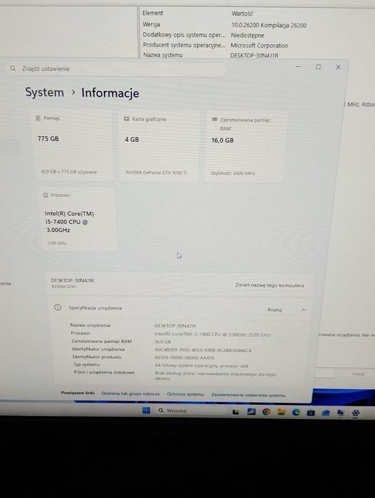 Zamienię lub sprzedam komputer bardzo dobry do gier